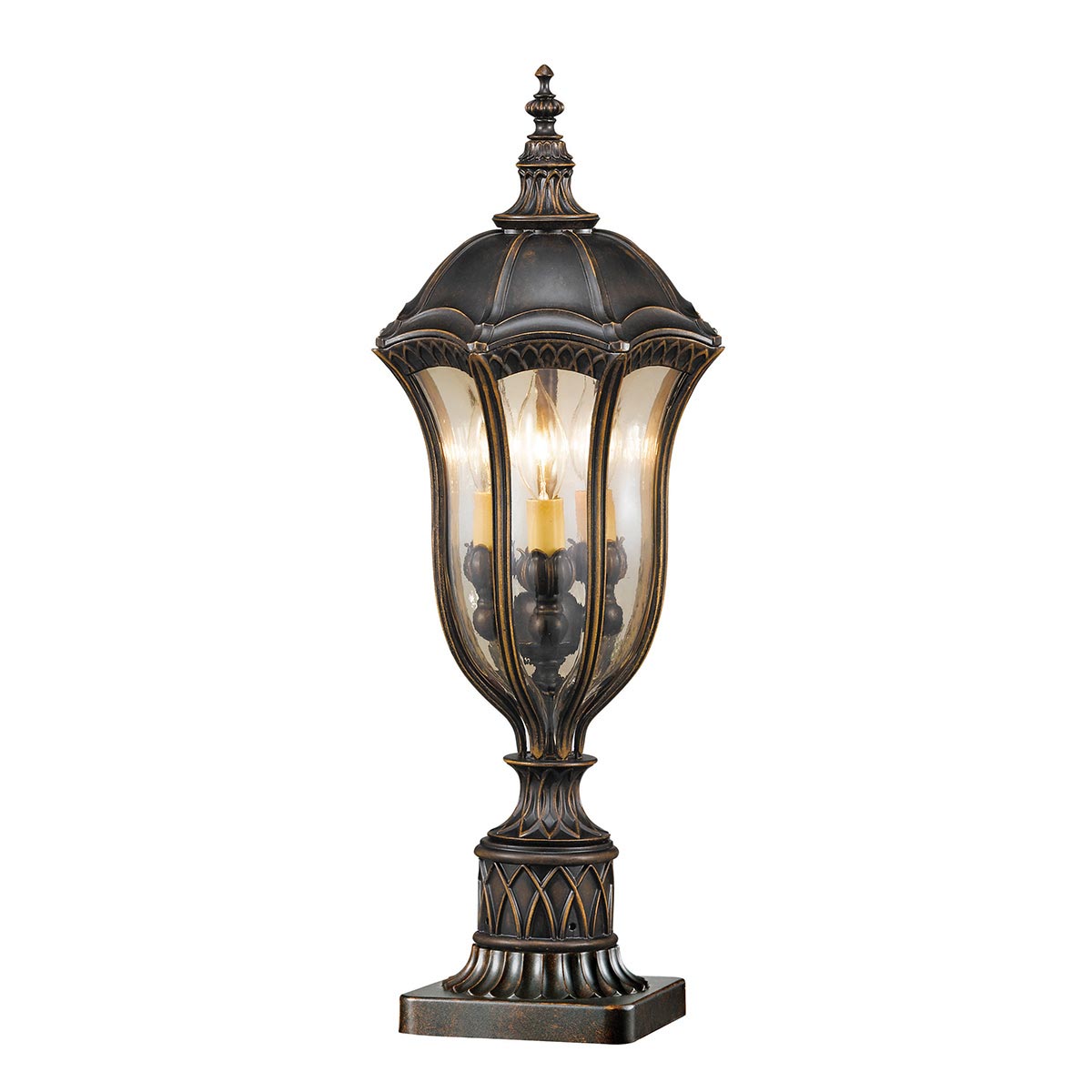 Feiss - Baton Rouge 3 Light Pedestal Lantern