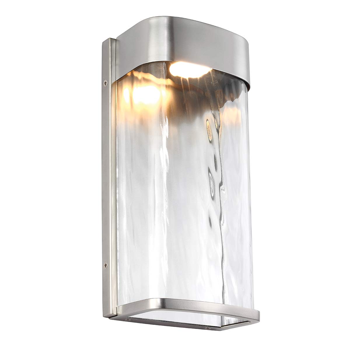 Feiss - Bennie 1 Light Large LED Wall Light - Painted Brushed Steel