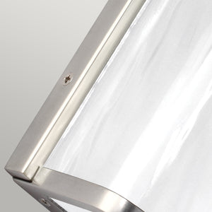 Feiss - Bennie 1 Light Large LED Wall Light - Painted Brushed Steel