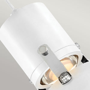 Feiss - Brynne 1 Light Medium LED Pendant - Polished Nickel