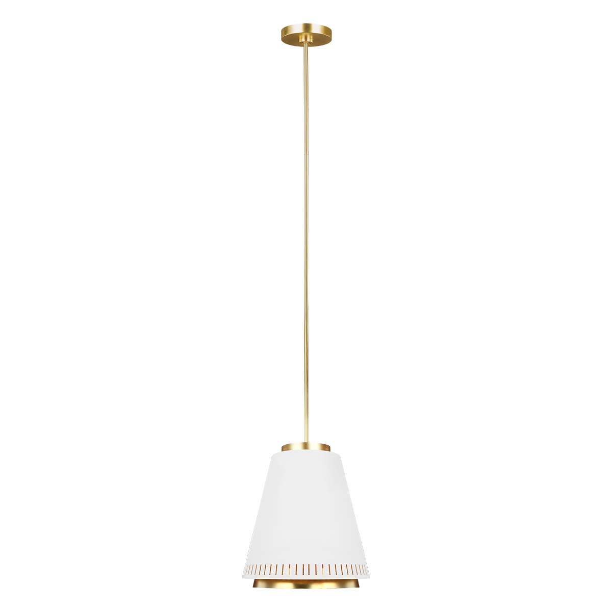 Feiss - Carter 1 Light Pendant - Style B - Matte White