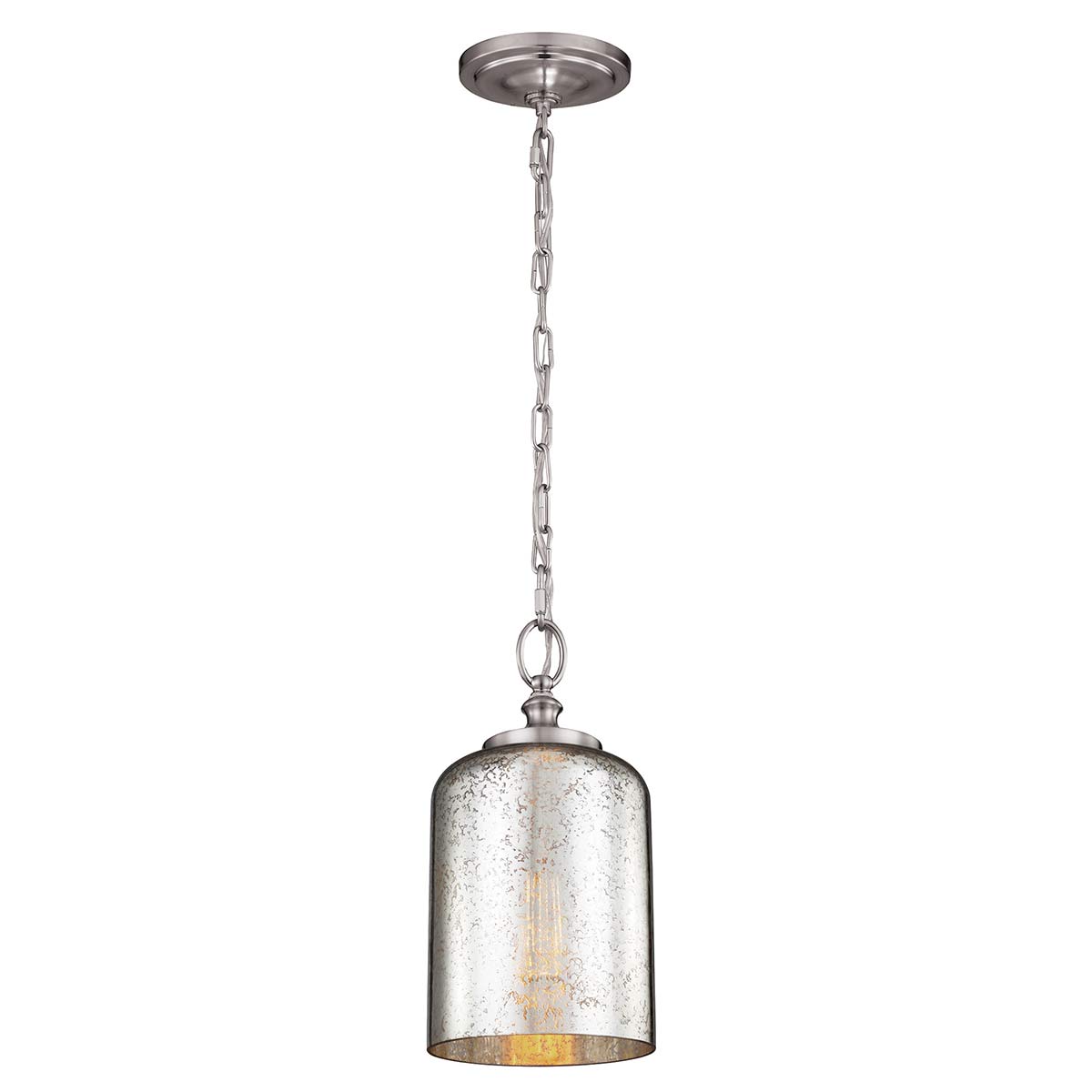 Feiss - Hounslow 1 Light Mini Pendant Brushed Steel