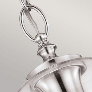 Feiss - Hounslow 1 Light Pendant Polished Nickel