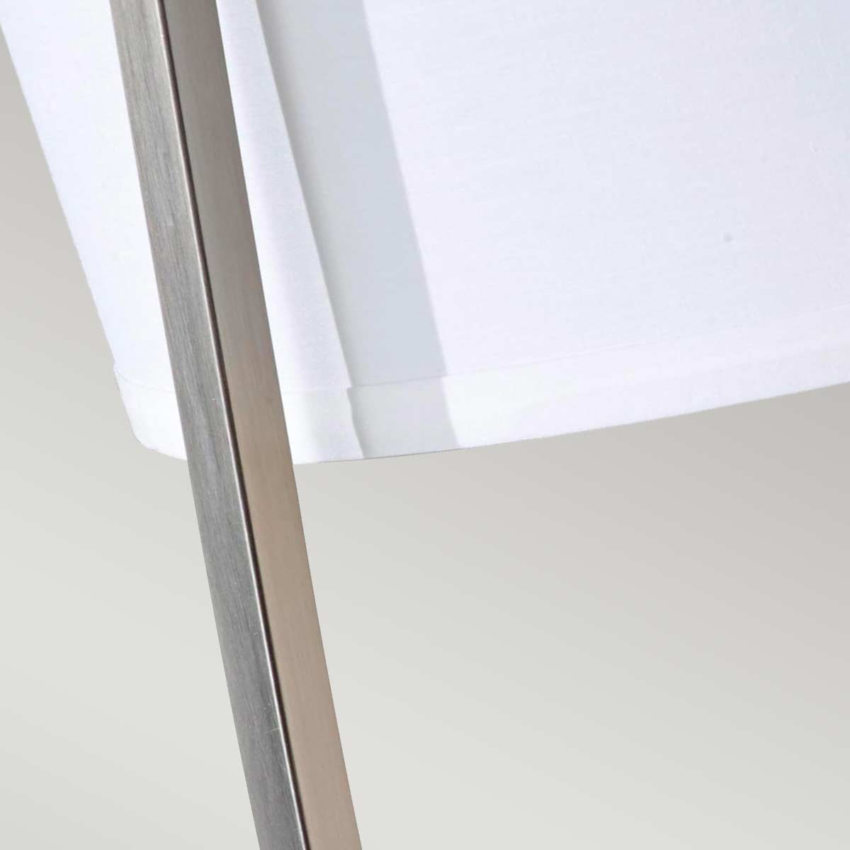 Feiss - Lex 1 Light Table Lamp - Brushed Steel