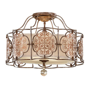 Feiss - Marcella 3 Light Semi-Flush