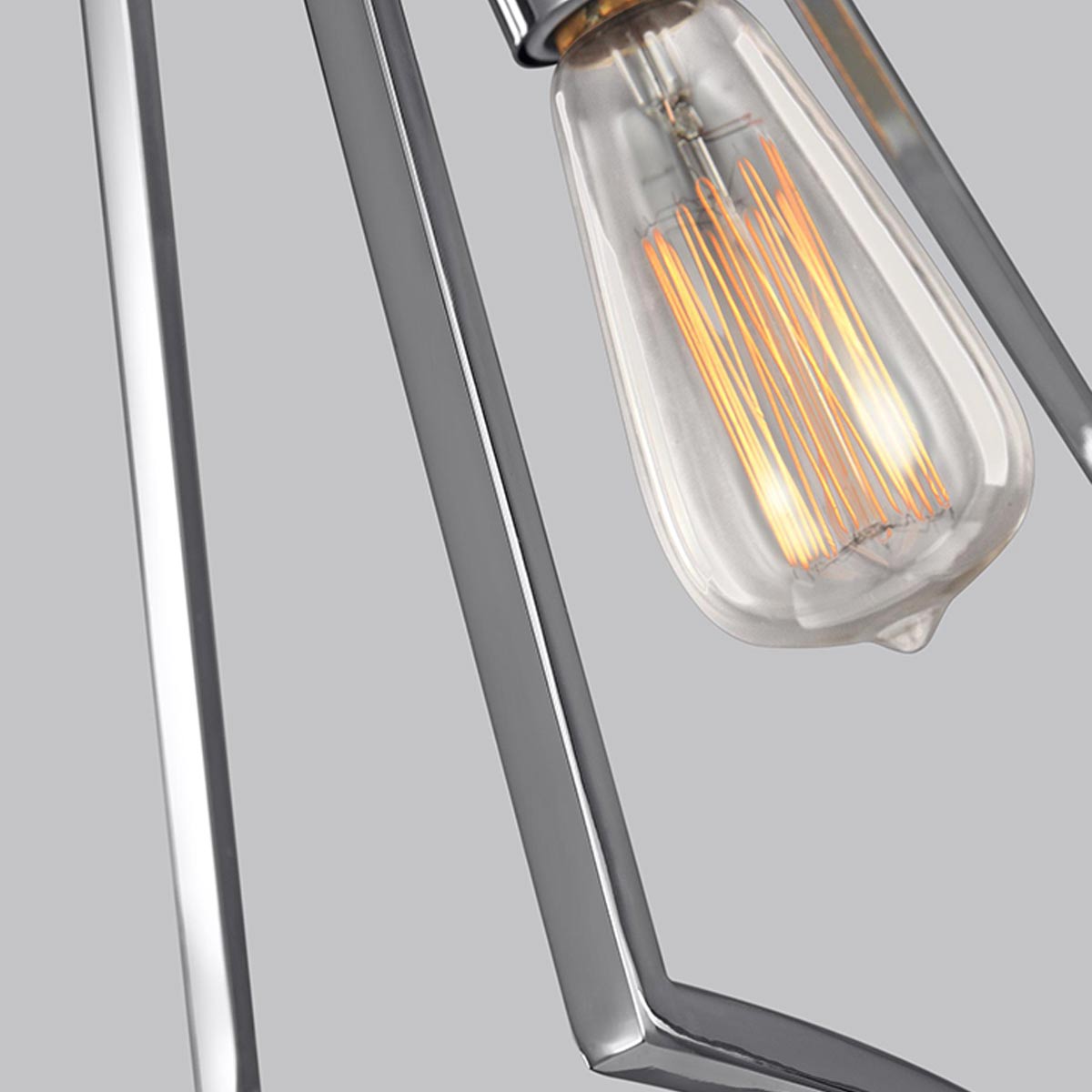 Feiss - Nico 1 Light Large Pendant - Polished Chrome