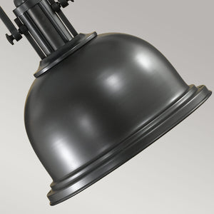 Feiss - Parker 1 Light Pendant Light - Dark Bronze