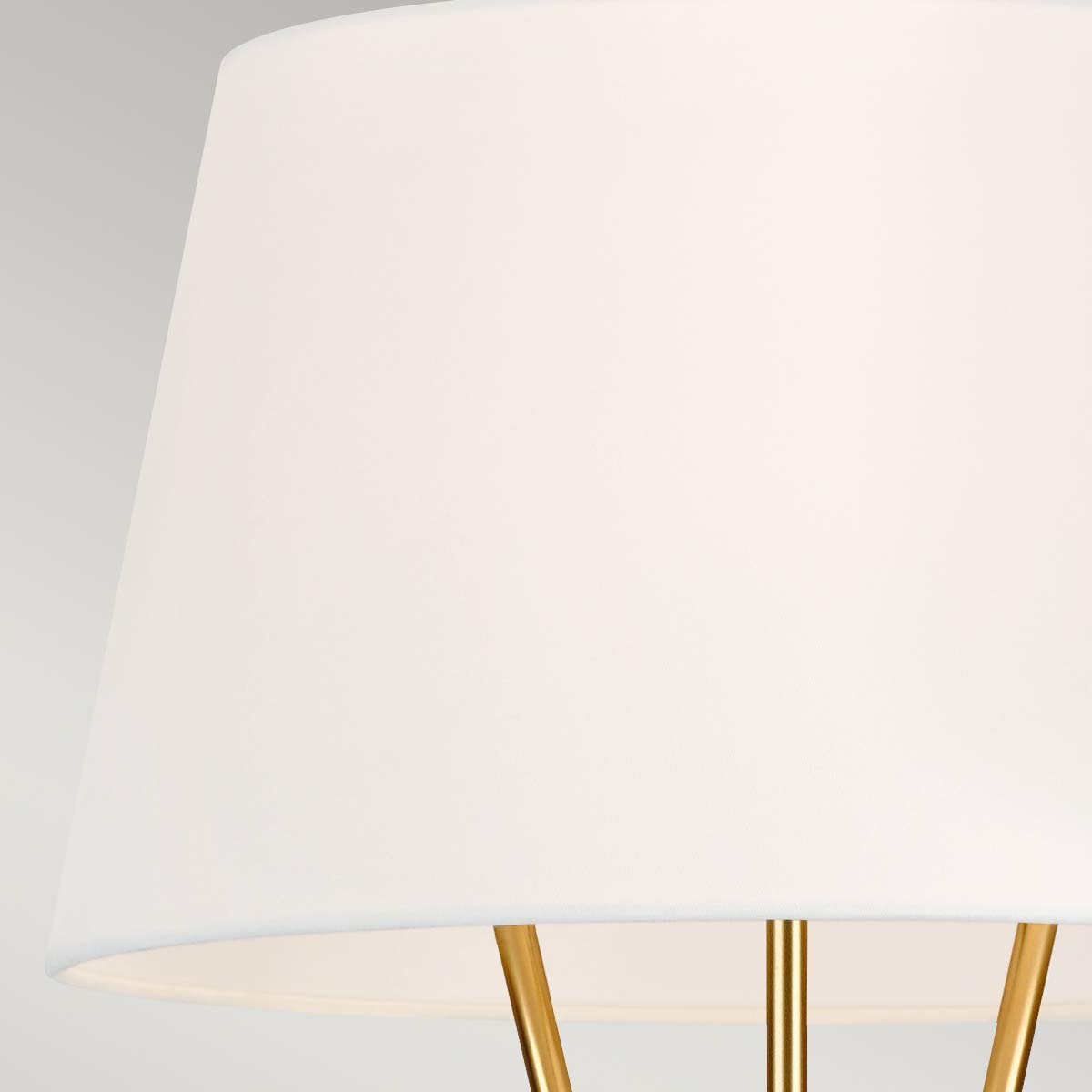 Feiss - Penny 1 Light Floor Lamp - Burnished Brass