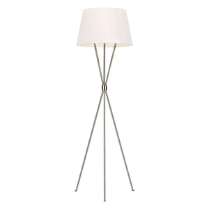 Feiss - Penny 1 Light Floor Lamp - Polished Nickel