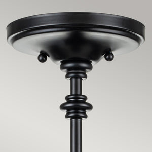 Feiss - Pickering Lane 3lt Semi-Flush - Black