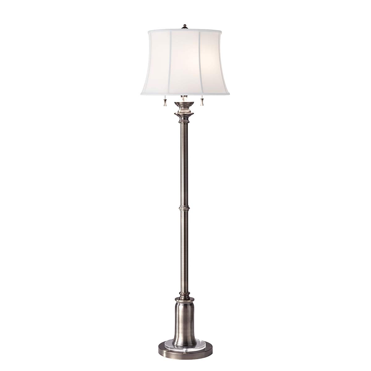 Feiss - Stateroom 2 Light Floor Lamp - Antique Nickel