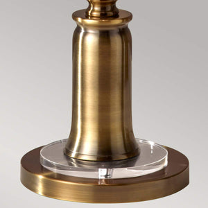 Feiss - Stateroom 2 Light Floor Lamp - Bali Brass