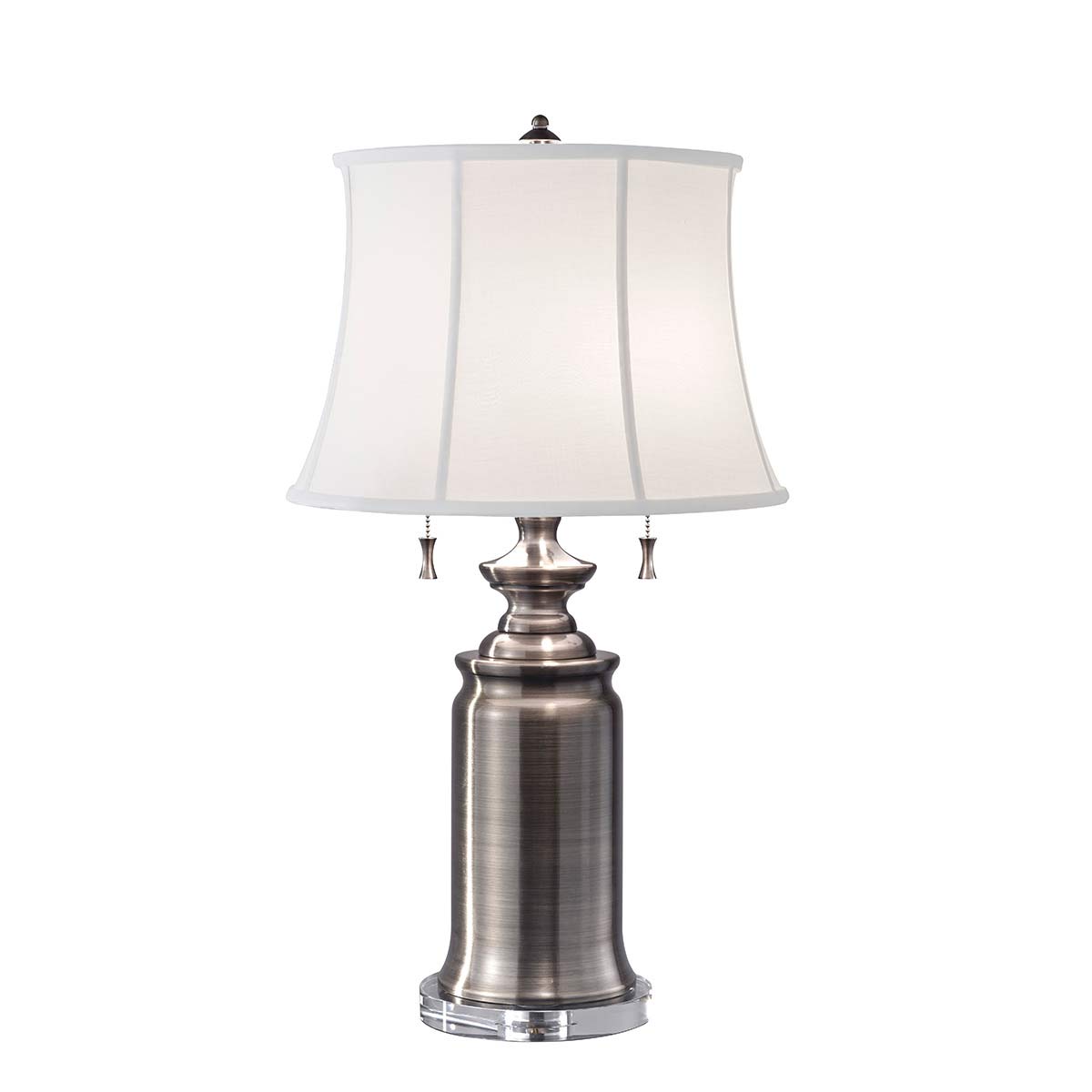 Feiss - Stateroom 2 Light Table Lamp - Antique Nickel