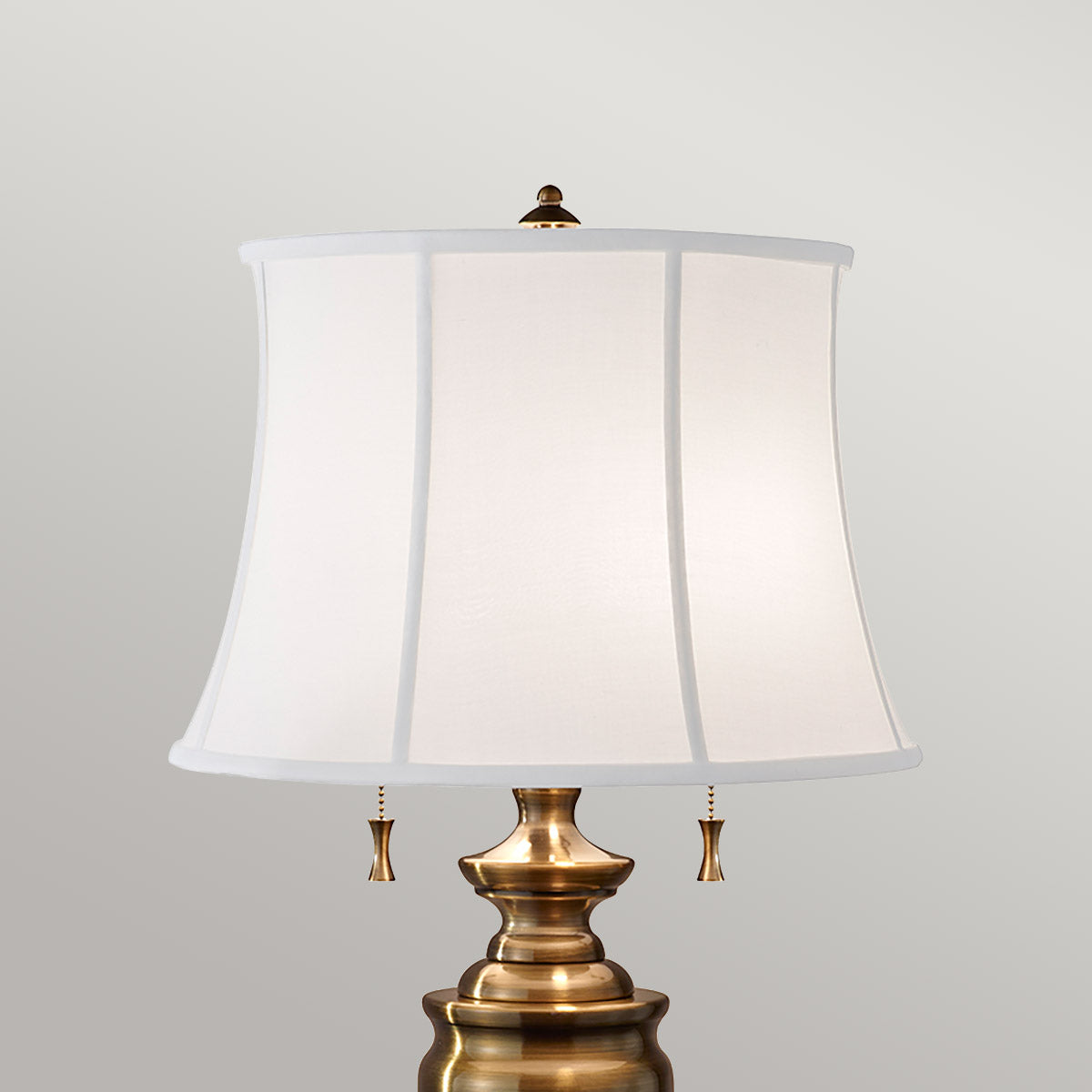 Feiss - Stateroom 2 Light Table Lamp - Bali Brass