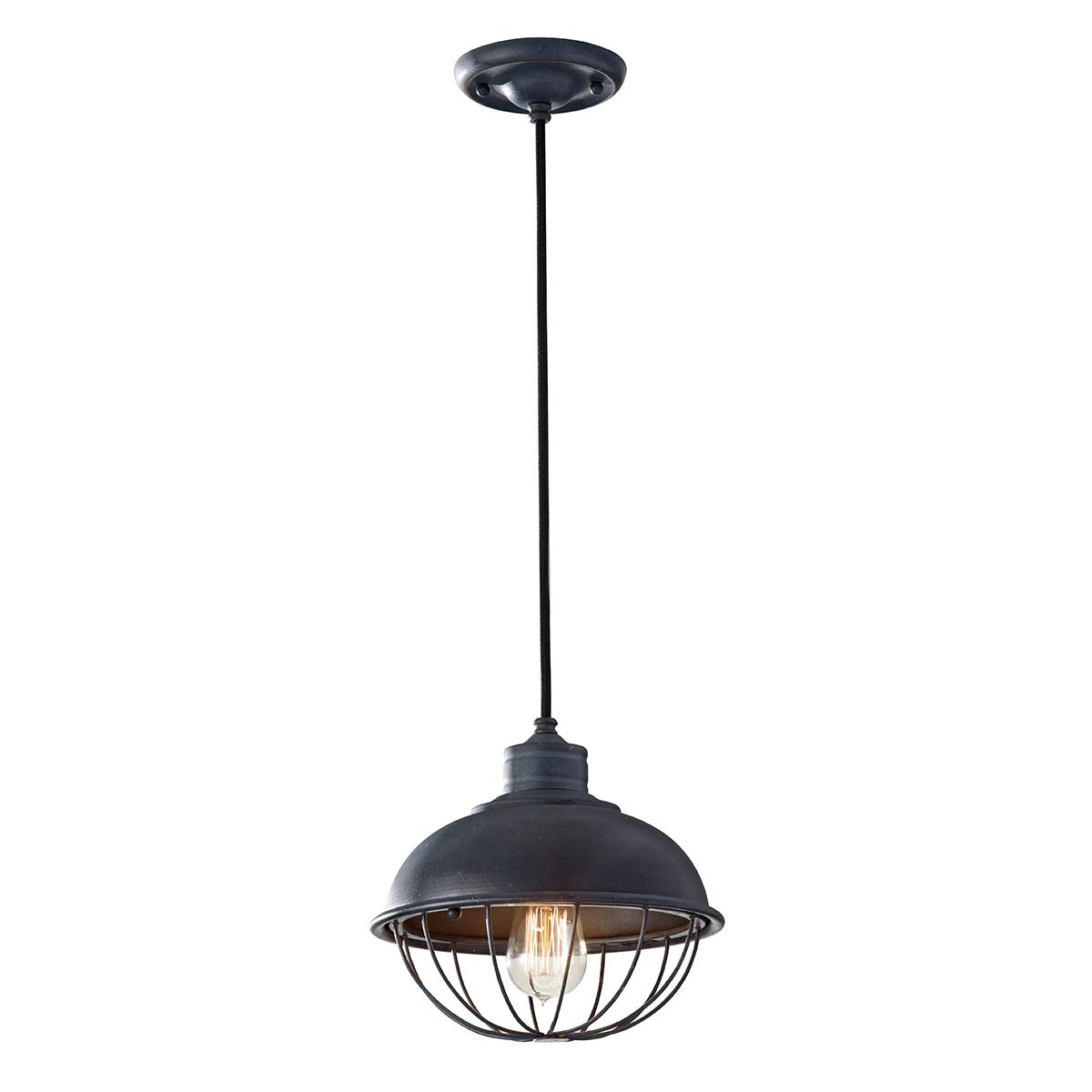 Feiss - Urban Renewal  1 Light Pendant - Antique Forged Iron