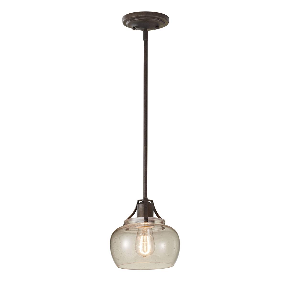 Feiss - Urban Renewal 1 Light Mini Pendant - Rustic Iron