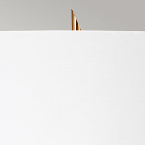 Elstead - Ferrara Table Lamp - White and Polished Gold