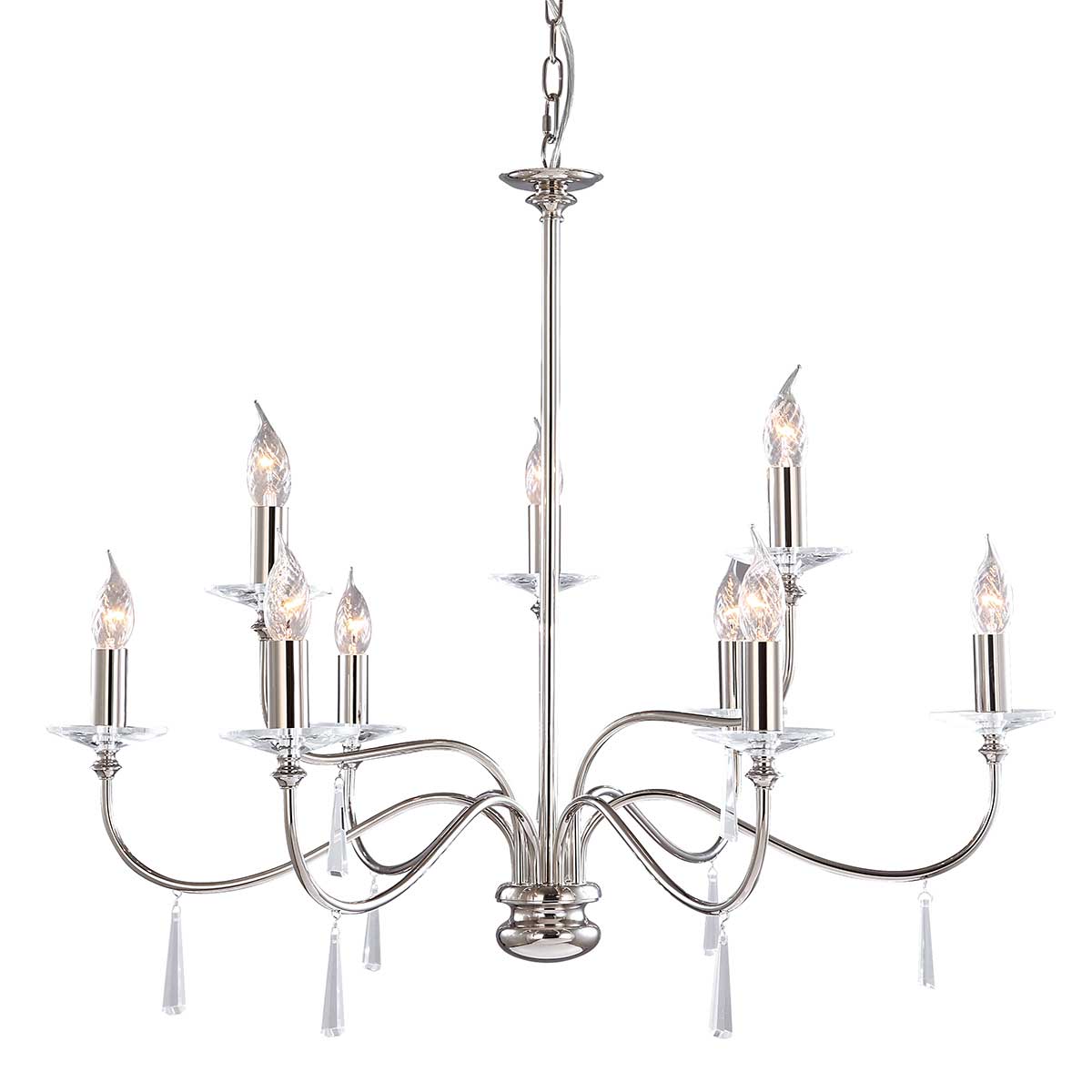 Elstead -  Park 9 Light Chandelier