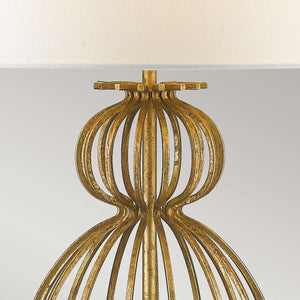 Elstead - Lafitte 1 Light Table Lamp  - Distressed Gold