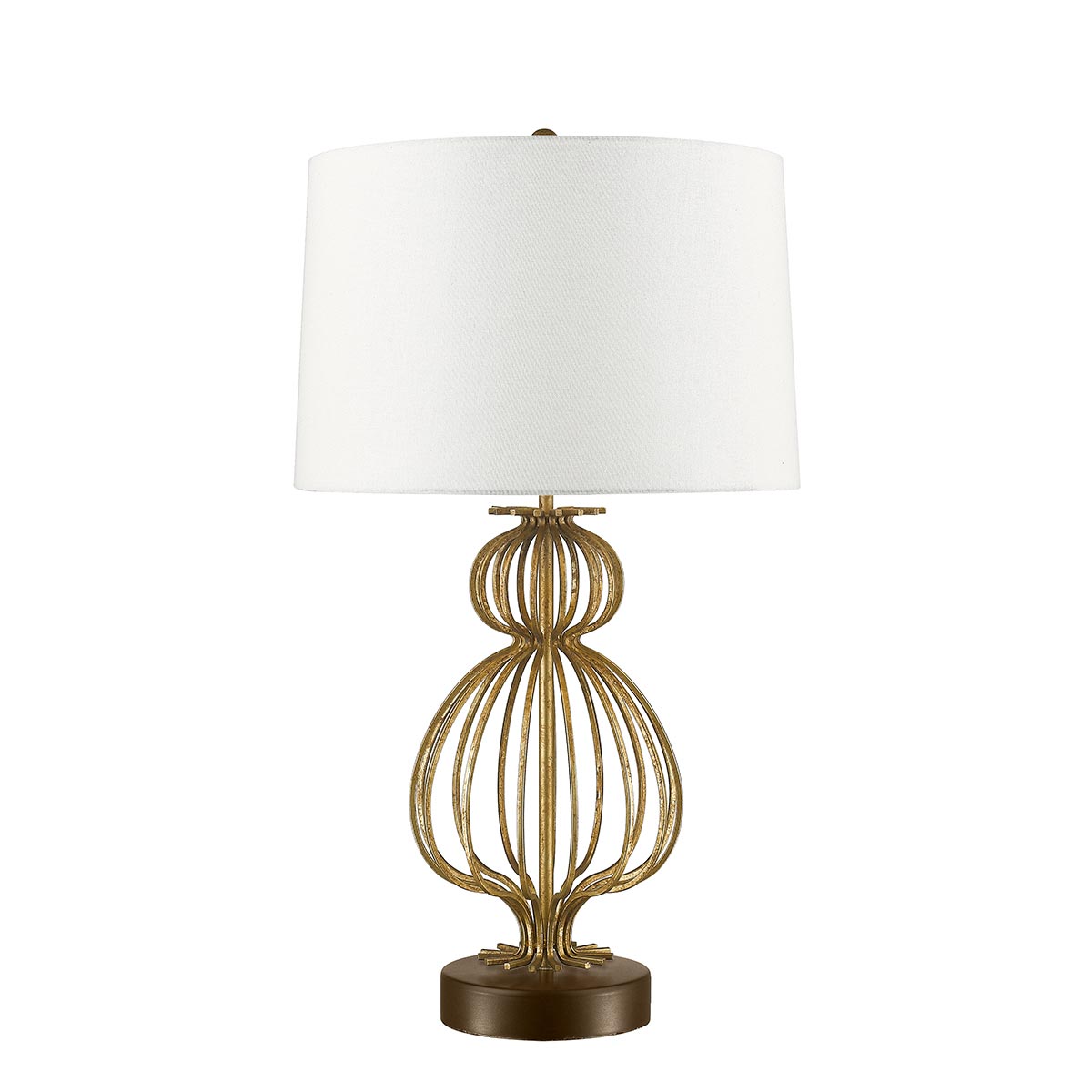 Elstead - Lafitte 1 Light Table Lamp  - Distressed Gold