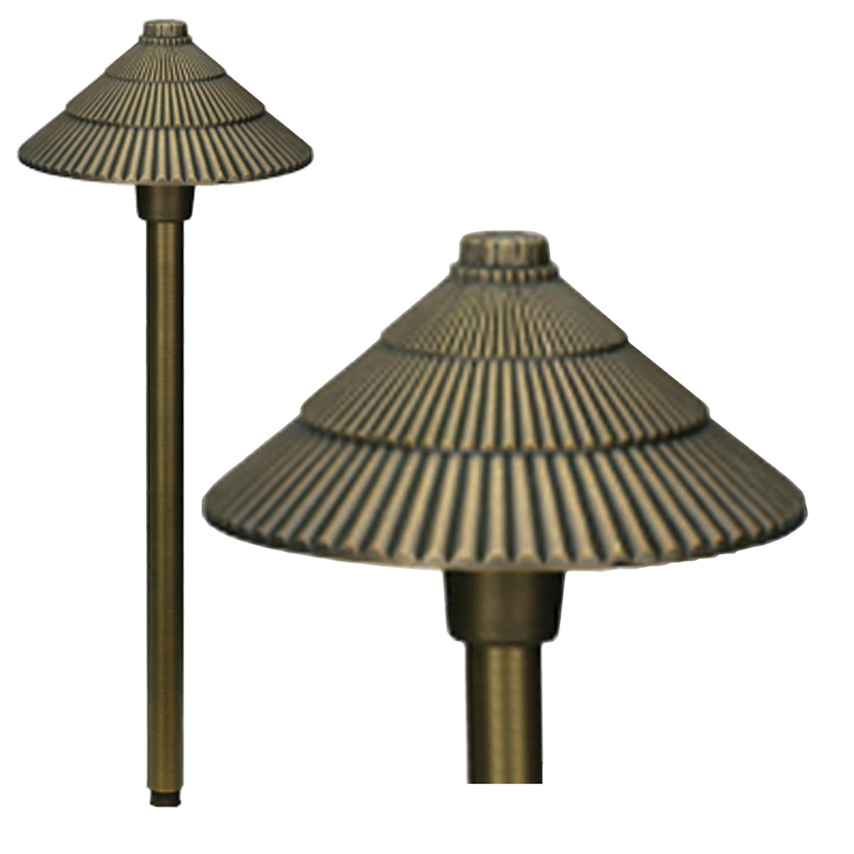 Elstead - Bronze Round Pagoda Light Aged Bronze