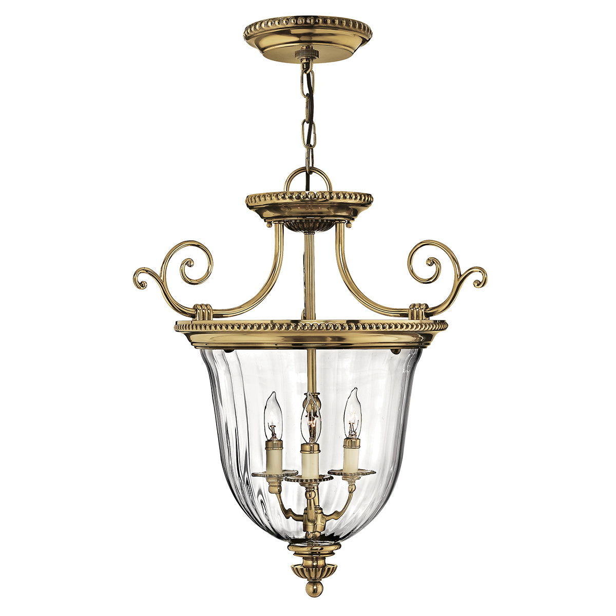 Hinkley - Cambridge 3 Light Small Pendant