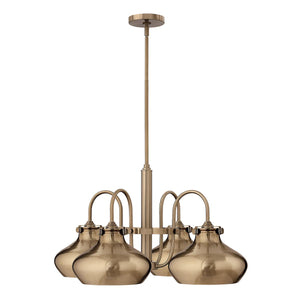 Hinkley - Congress 4 Light Chandelier - Brushed Caramel