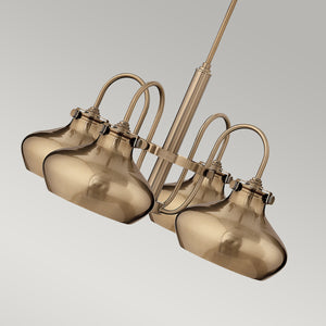 Hinkley - Congress 4 Light Chandelier - Brushed Caramel