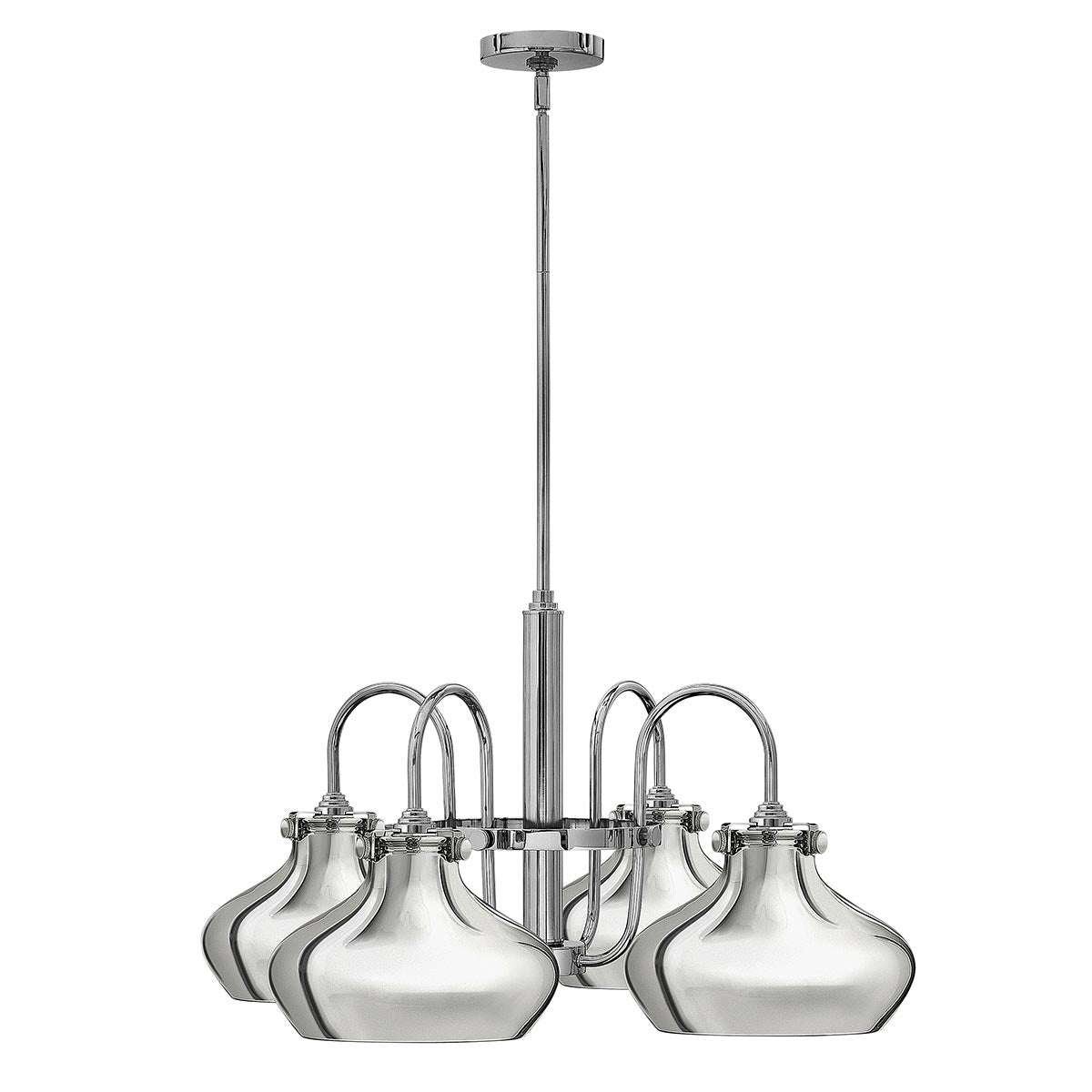 Hinkley - Congress 4 Light Chandelier - Chrome