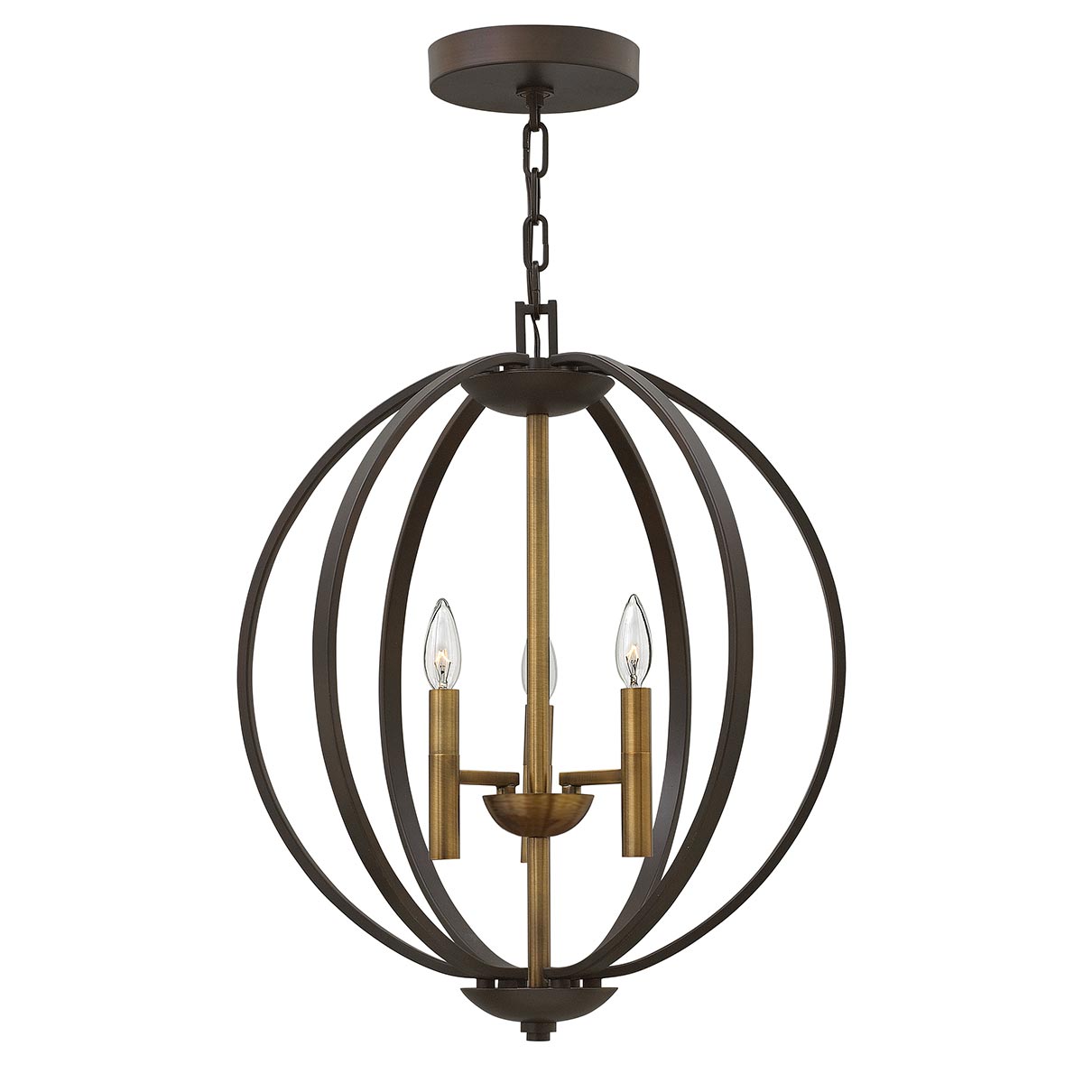 Hinkley - Euclid 3 Light Pendant Chandelier