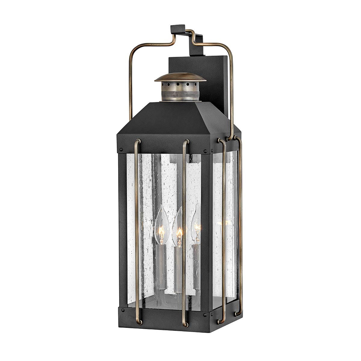 Hinkley - Fitzgerald 3 Light Large Wall Lantern