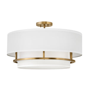 Hinkley - Graham 4 Light  Duo Mount  - Lacquered Brass