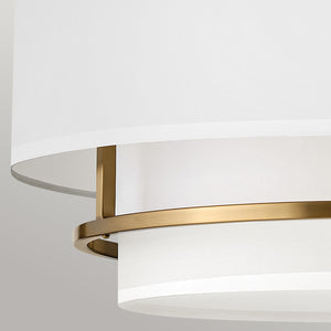 Hinkley - Graham 4 Light  Duo Mount  - Lacquered Brass