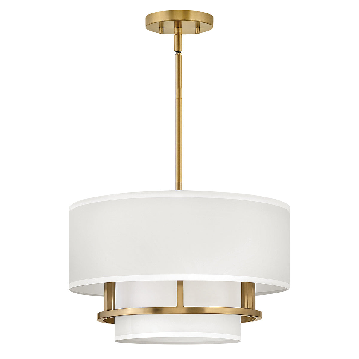 Hinkley - Graham 3 Light  Duo Mount  - Lacquered Brass