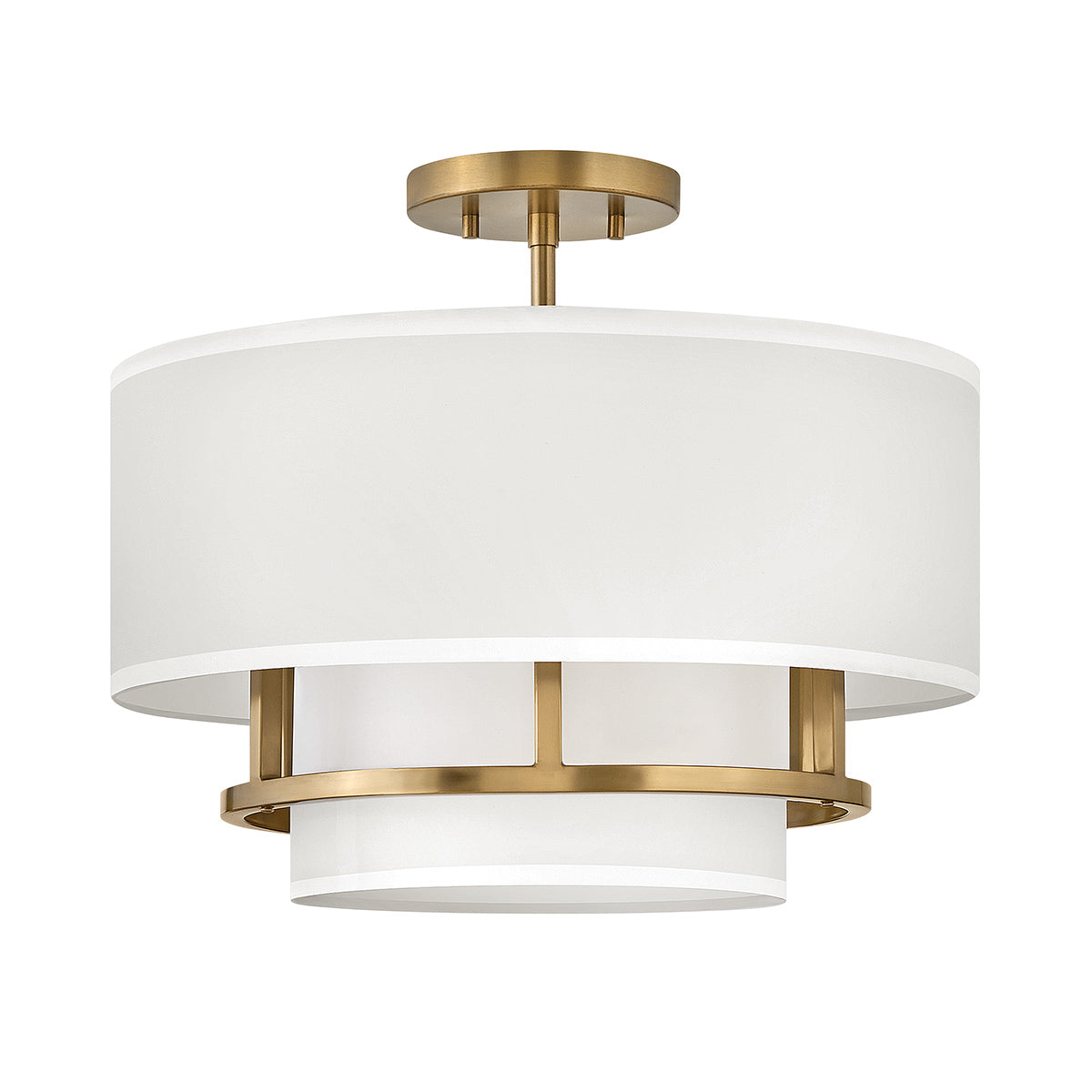 Hinkley - Graham 3 Light  Duo Mount  - Lacquered Brass