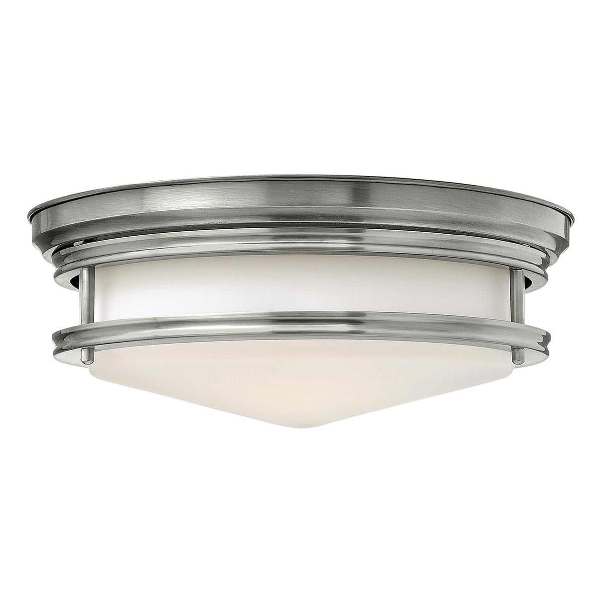 Hinkley - Hadley 3 Light Flush Antique Nickel