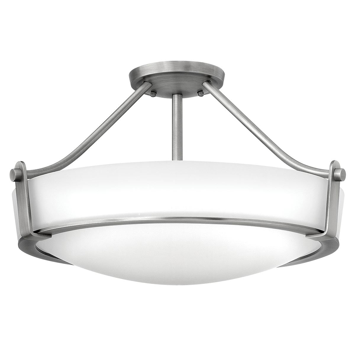 Hinkley - Hathaway 3 Light Medium Semi-flush - Antique Nickel