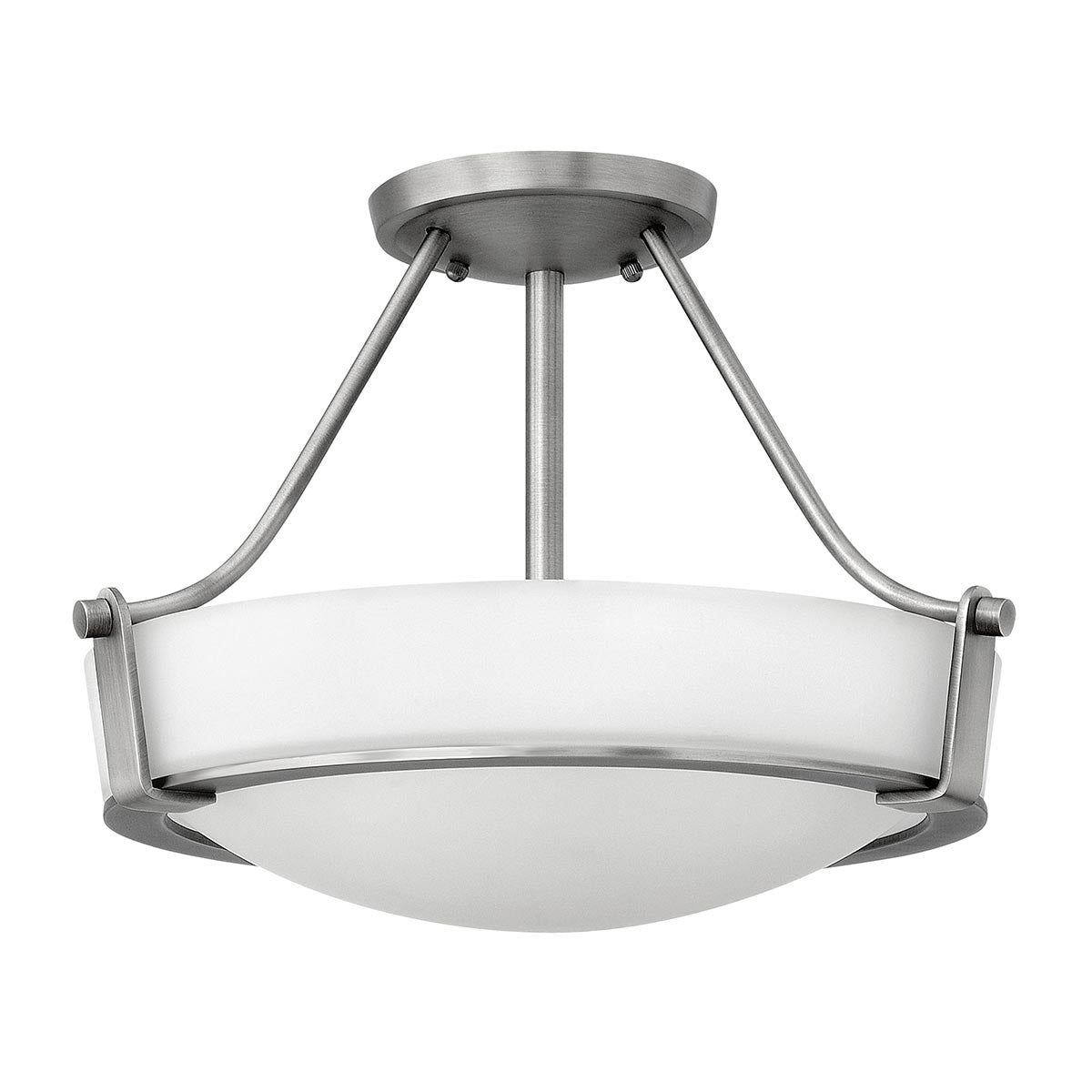 Hinkley - Hathaway 2 Light Small Semi-flush - Antique Nickel