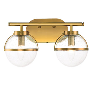 Hinkley - Hollis 2 Light Wall Light - C - Heritage Brass