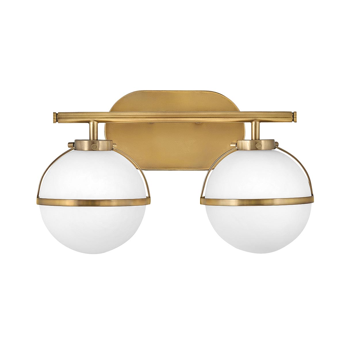 Hinkley - Hollis 2 Light Wall Light - Heritage Brass