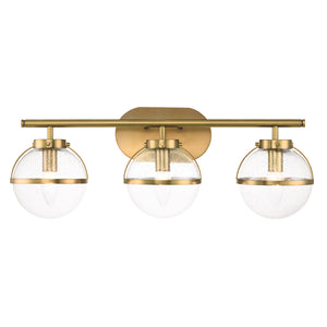 Hinkley - Hollis 3 Light Wall Light - C - Heritage Brass