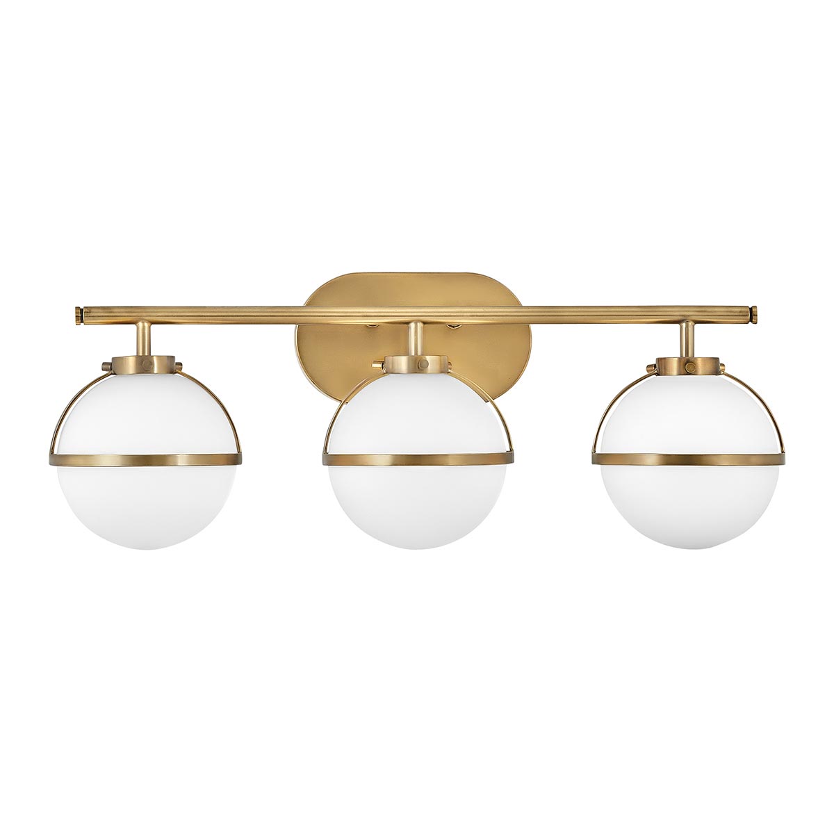 Hinkley - Hollis 3 Light Wall Light - Heritage Brass