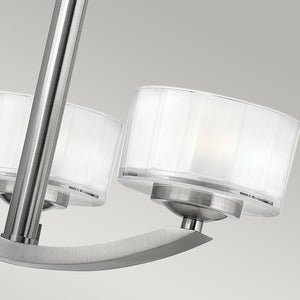 Hinkley - Meridian 3 Light Semi-Flush