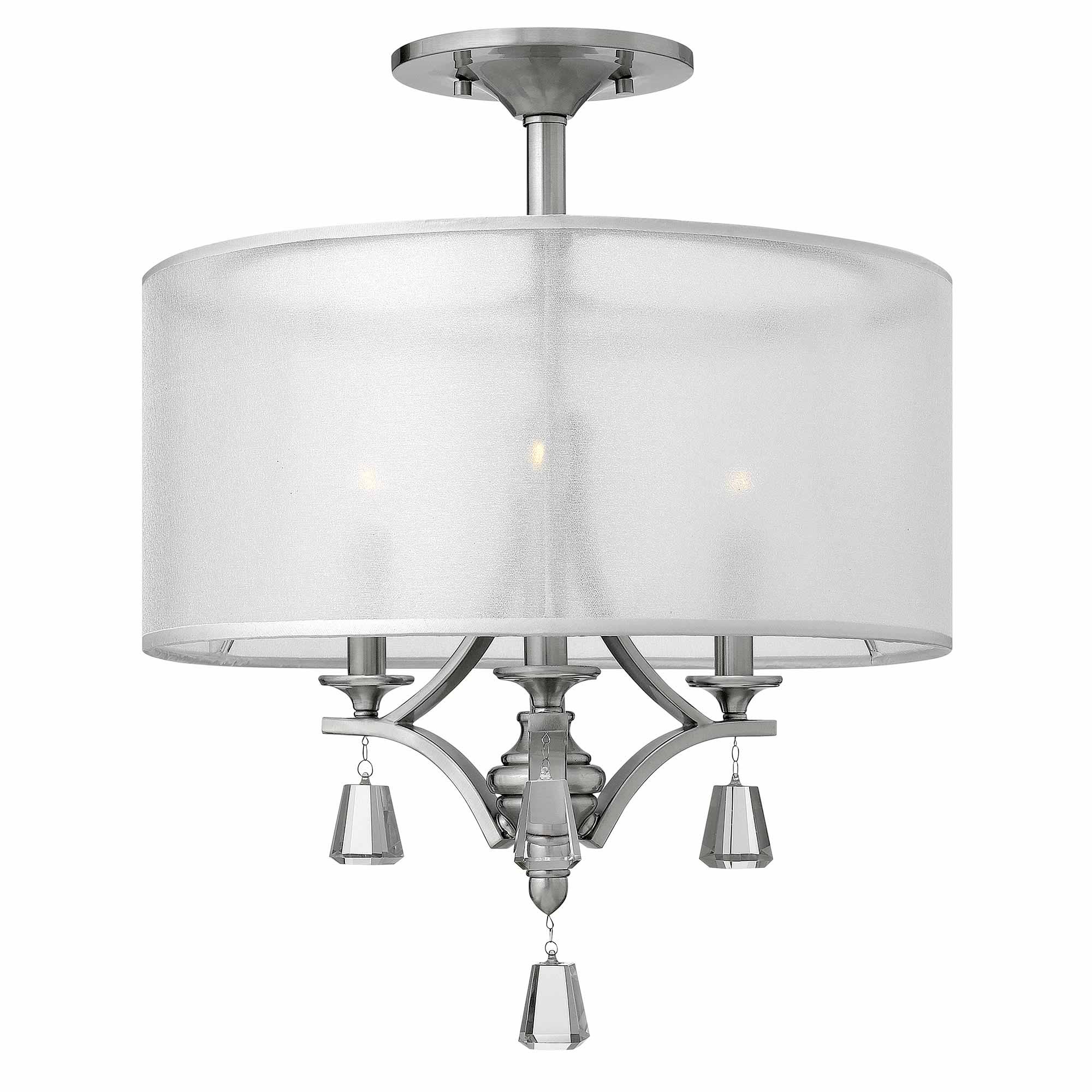 Hinkley- Mime 3 Light Semi-Flush