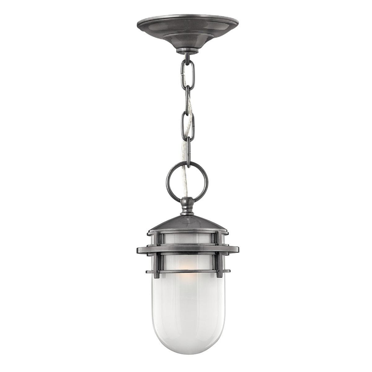 Hinkley - Reef 1 Light Chain Lantern - Hematite