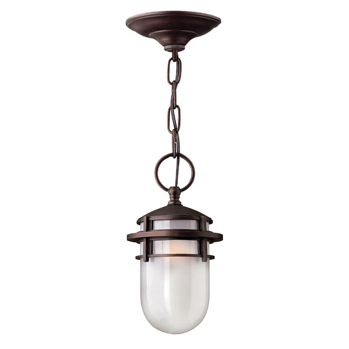 Hinkley - Reef 1 Light Chain Lantern Victorian Bronze