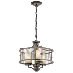 Kichler - Ahrendale 3 Light Duo-Mount Chandelier