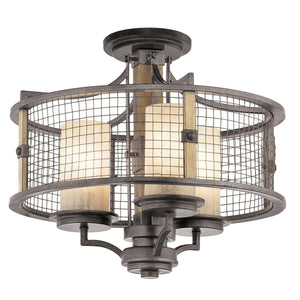 Kichler - Ahrendale 3 Light Duo-Mount Chandelier