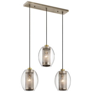 Kichler - Asher 3 Light Pendant Rectangle