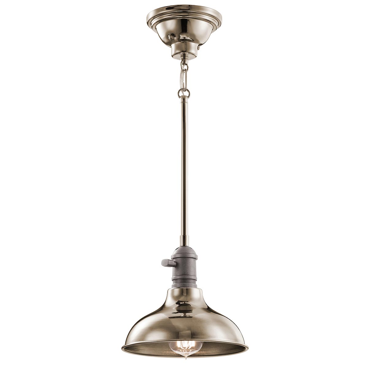 Kichler - Cobson 1 Light Mini Pendant - Polished Nickel